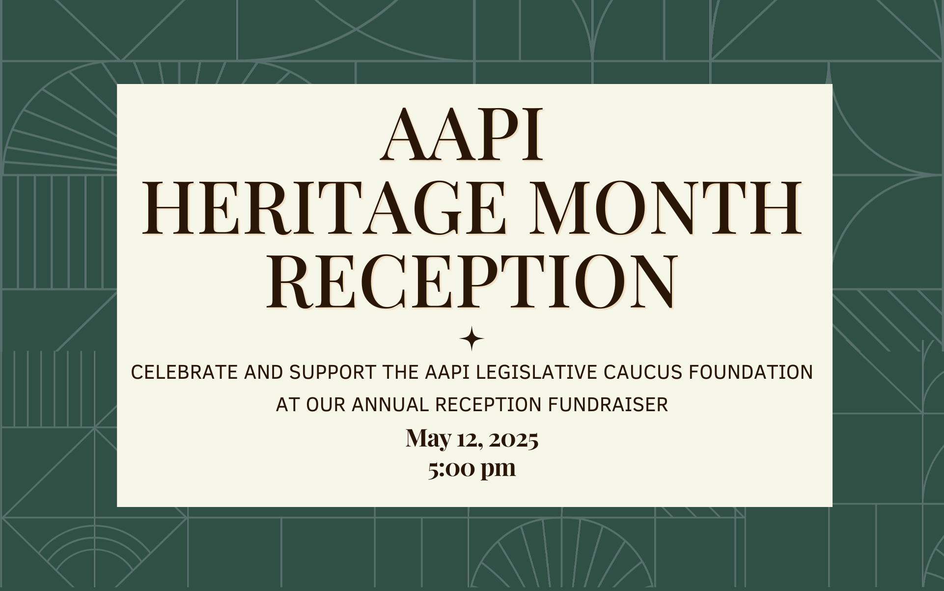 AAPI Heritage Month Reception